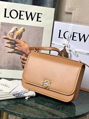 Loewe Goya leather shoulder bag in brown - 1