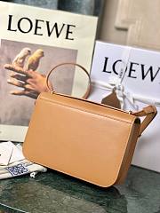 Loewe Goya leather shoulder bag in brown - 4