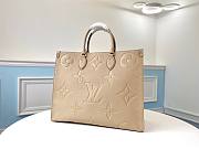 Louis Vuitton Onthego GM Beige - 3