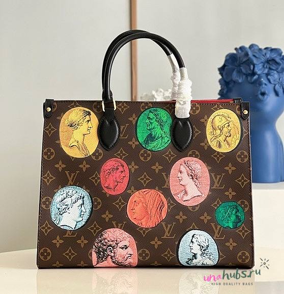 Louis Vuitton Onthego Monogram Cameo Printed MM Bag - 1