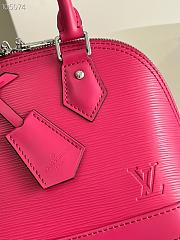 Louis Vuitton Alma BB Damier Ebene Canvas Pink Handbags - 6