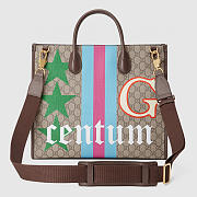 Gucci Medium tote with Interlocking G in GG Supreme - 2