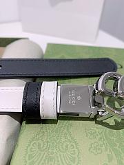 Gucci belt white/black reversable  - 2