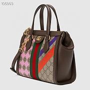  Gucci Ladies Small Ophidia GG Flora Tote Bag - 3