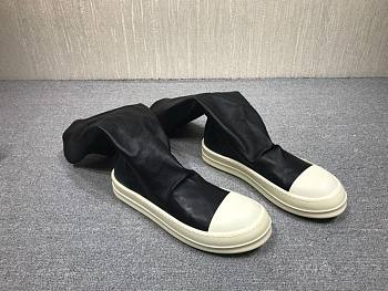 Rick Owens DRKSHDW Canvas High Top Leather 02