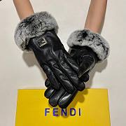 Fendi gloves black - 3