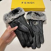 Fendi gloves black - 5