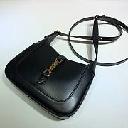 Gucci hobo black leather 19cm - 6