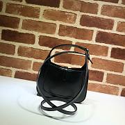 Gucci hobo black leather 19cm - 5