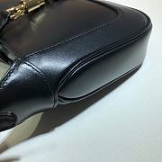 Gucci hobo black leather 19cm - 3