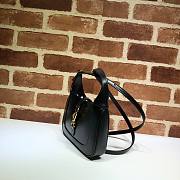 Gucci hobo black leather 19cm - 2