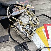 D&G Girls Barocco Tote  snake skin effect  - 5