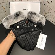 Chanel leather gloves  - 4