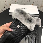 Chanel leather gloves  - 3