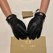 Burberry leather gloves - 4