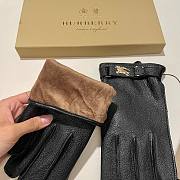 Burberry leather gloves - 2