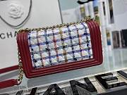 Chanel flap bag red 25cm - 2