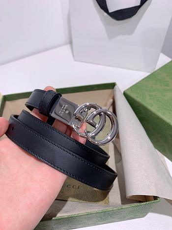 Gucci belt 2cm in black