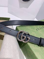 Gucci belt 2cm in black - 6