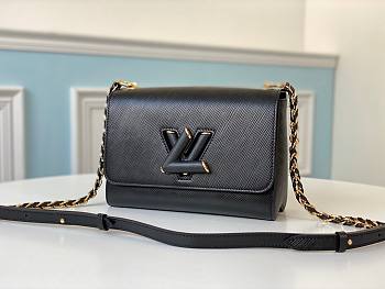 Louis Vuitton Twist MM Epi Leather in Black m50282