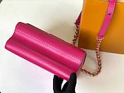 Louis Vuitton Twist MM Epi Leather in pink m50282 - 3