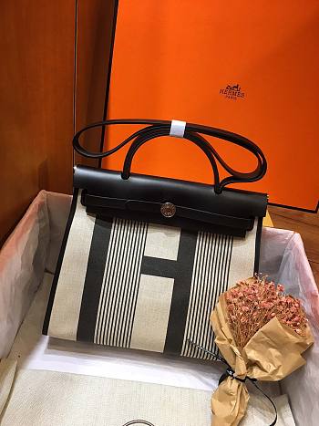 Hermes Herbag  Black 31cm