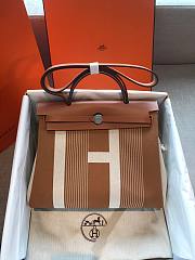 Hermes Herbag Brown 31cm - 1