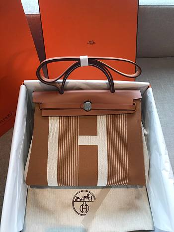 Hermes Herbag Brown 31cm