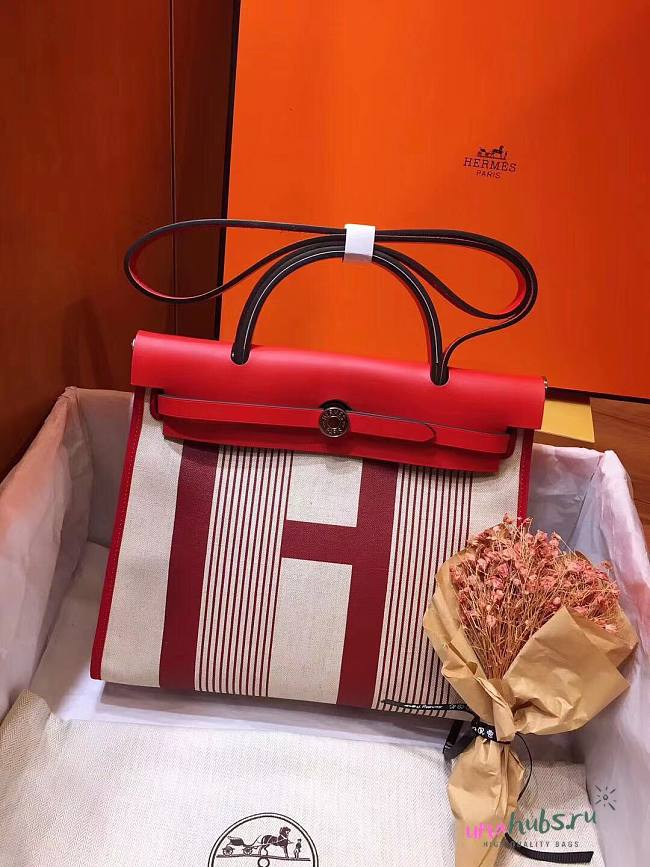 Hermes Herbag Red 31cm - 1