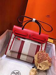 Hermes Herbag Red 31cm - 3