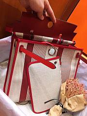 Hermes Herbag Red 31cm - 2