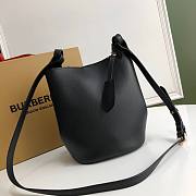 Burberry Haymarket small black tote bag - 1