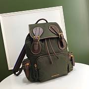 Burberry green backpack - 1