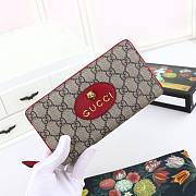 Gucci long red wallet  - 6