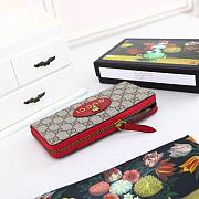 Gucci long red wallet  - 4