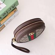 Gucci Ophidia GG Supreme Canvas Round Wristlet - 5