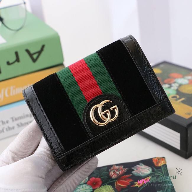 Gucci wallet black velvet 523155 - 1