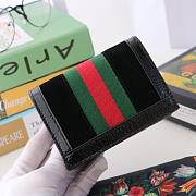 Gucci wallet black velvet 523155 - 4