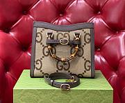 Gucci Diana small tote bag in brown leather - 6