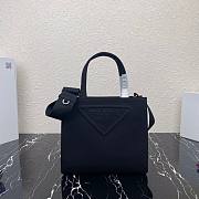 Prada Leather Tote Bag in black 1bg382  - 1