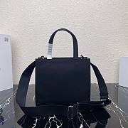 Prada Leather Tote Bag in black 1bg382  - 6