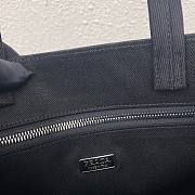 Prada Leather Tote Bag in black 1bg382  - 2