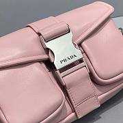 Prada box shoulder bag in pink  - 4