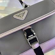 Prada Nylon and Saffiano Leather Bag - 4