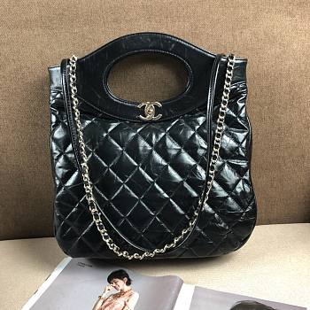 Chanel shopping tote bag with handle 