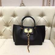 Valentino garavani Vlogo Escape tote bag in black - 1