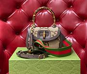  Gucci Small top handle bag with Bamboo 21cm - 1