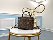 LV Vanity PM Monogram Canvas Dark Brown Bag - 5