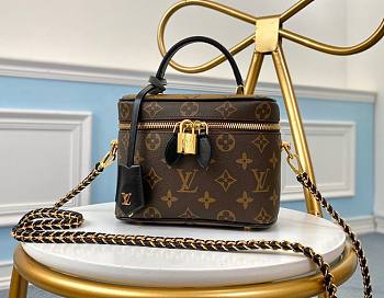 LV Vanity PM Monogram Canvas Dark Brown Bag