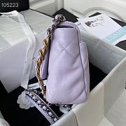 Chanel 19 Flap Bag Light Purple 26cm - 2